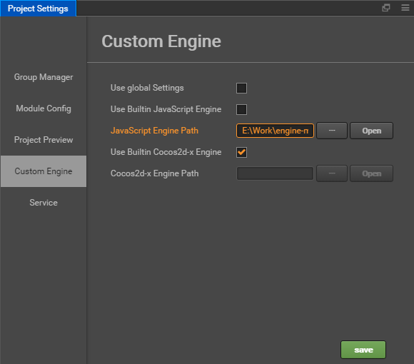 Engine Customization Workflow Cocos Creator