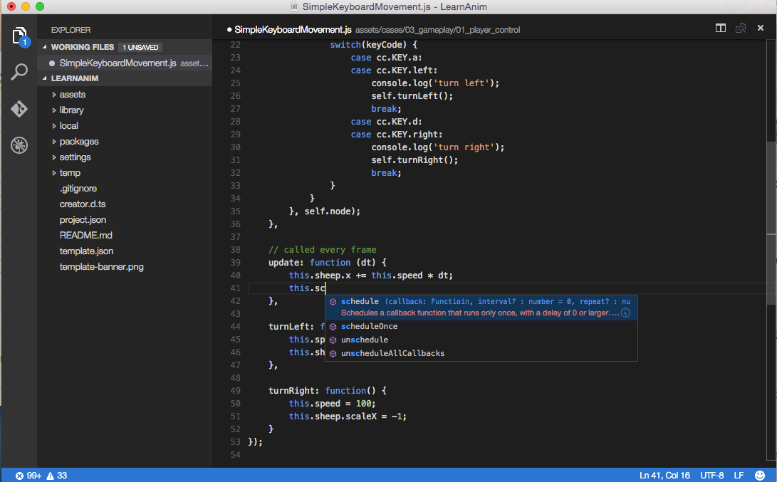 VS Code: enable javascript intellisense in typescript project