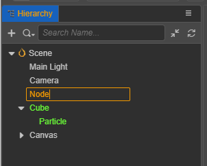 Move below node