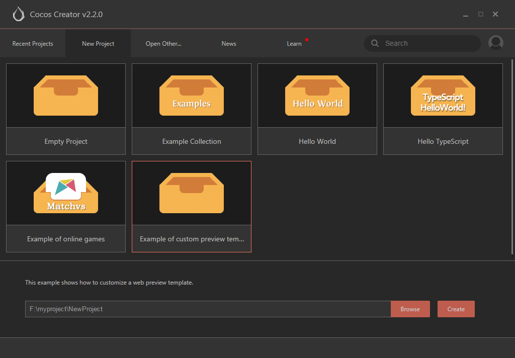 Cocos Creator 2.4 Manual Web Preview Customization