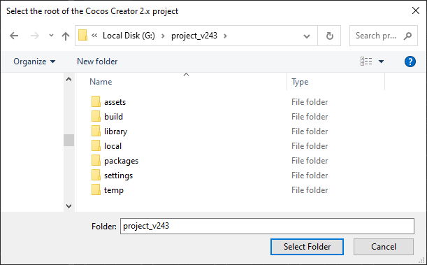 import-select-project