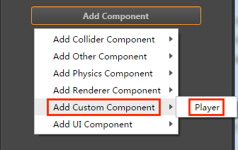 add player component