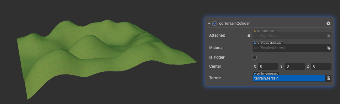 Terrain Collider Component