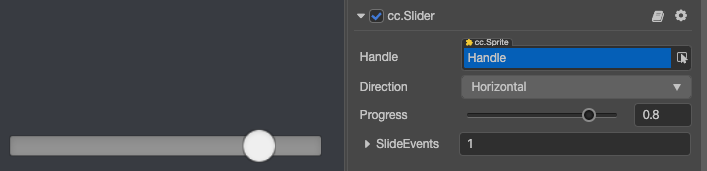 Slider Component Reference · Cocos Creator