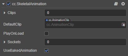 skeletalAnimation component