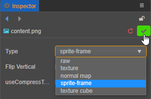 set sprite-frame