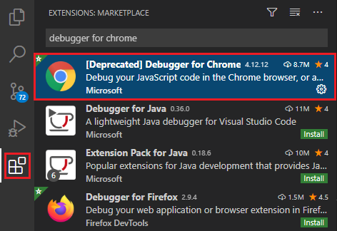 debugger for chrome