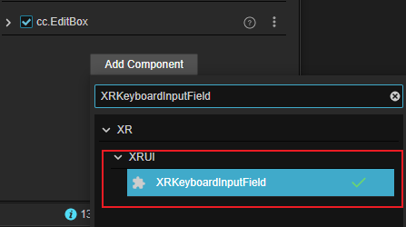 add xr keyboard