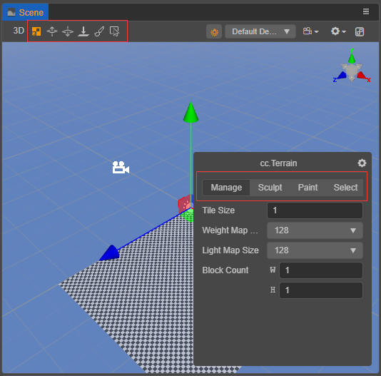 terrain panel