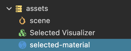 set-selected-material