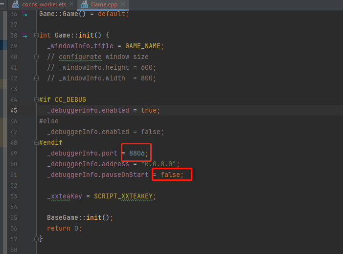 config-debug-info