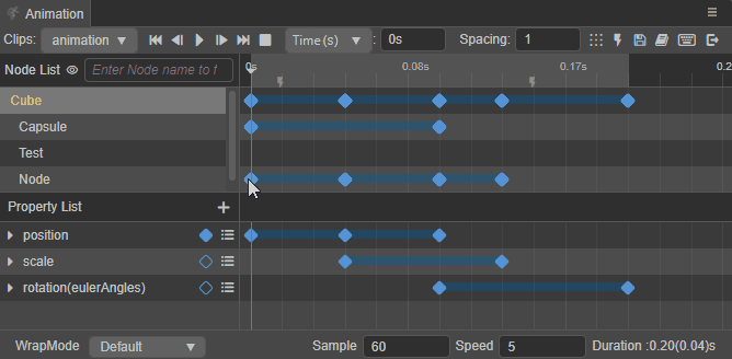 Editor tools and shortcuts, 2D Animation