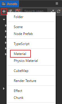 material-create-menu
