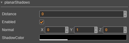 planar shadow panel details