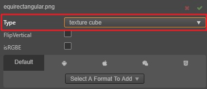 Set as TextureCube