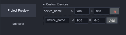 Custom Devices Info